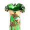 Vase Art Nouveau avec Dorure et Verre Émeraude, République Tchèque 2
