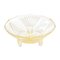 Art Deco Lemon-Yellow Glass Bowl, 1930s 1