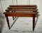 Antique Scottish Luggage Stand in Mahogany 8