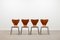 Danish Butterfly Chairs by Herbert Hirche for Jofa Stalmöbler, 1950s, Set of 4, Image 1