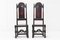 Antique English Side Chairs in Oak, Set of 2, Image 1