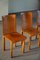 Italian Modern Leather Dining Chairs by Mario Bellini, 1970s, Set of 6 6
