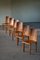 Italian Modern Leather Dining Chairs by Mario Bellini, 1970s, Set of 6, Image 2