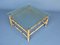 Vintage Coffee Table in Bamboo and Glass 6