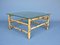 Vintage Coffee Table in Bamboo and Glass 13