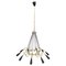 Mid-Century Modern Italian Sputnik Chandelier in Stilnovo Style, 1950s 1