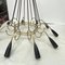 Mid-Century Modern Italian Sputnik Chandelier in Stilnovo Style, 1950s 12