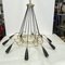 Mid-Century Modern Italian Sputnik Chandelier in Stilnovo Style, 1950s 13