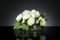 Italian Round Glass and Artificial White Peony Composition from VGnewtrend 2