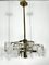 Mid-Century Modern Brass Chandelier by Sciolari, Italy, 1970s 1