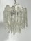 Lámparas de araña vintage de cristal de hielo de Murano de Mazzega, años 70. Juego de 2, Imagen 9