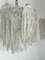 Vintage Murano Ice Glass Chandeliers from Mazzega, 1970s, Set of 2, Image 3