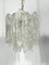 Lámparas de araña vintage de cristal de hielo de Murano de Mazzega, años 70. Juego de 2, Imagen 10