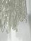 Lámparas de araña vintage de cristal de hielo de Murano de Mazzega, años 70. Juego de 2, Imagen 8