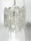Lámparas de araña vintage de cristal de hielo de Murano de Mazzega, años 70. Juego de 2, Imagen 16