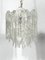 Vintage Murano Ice Glass Chandeliers from Mazzega, 1970s, Set of 2, Image 16