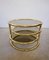 Brass Tri-Level Swivel Coffee Table by Milo Baughman 13