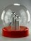 XXL Space Age Glass Metal Table Lamp 10