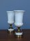 Alabaster Torchiere Table Lamps, 1950s, Set of 2 2