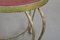 Red Stools in Brass by Pierluigi Colli, Set of 2, Image 5