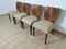 Art Deco Dining Chairs by Jindrich Halabala, Set of 4 12