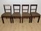 Art Deco Dining Chairs, Set of 4 18