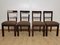 Art Deco Dining Chairs, Set of 4 17