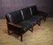 Danish Capella Sofa in Rosewood and Leather by Illum Wikkelso, Image 9