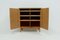 Scandinavian Two-Tone Teak and Birch Cabinet with Drawers, 1960s 6