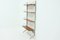Free Standing Teak and Steel Shelving Unit, 1950s 5