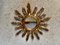 Baroque Style Sunburst Wall Mirror with Gilded Wood, France, 1930s, Image 6