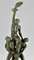 Art Deco Metal & Marble Sculpture Depicting 3 Athletes with Palm Leaf by Pierre Le Faguays for Max Le Verrier, 1930s 11