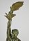 Sculpture Art Déco en Métal et Marbre Représentant 3 Athlètes avec Feuille de Palmier par Pierre Le Faguays pour Max Le Verrier, 1930s 12