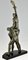 Art Deco Skulptur aus Metall & Marmor mit 3 Athleten mit Palmenblatt von Pierre Le Faguays für Max Le Verrier, 1930er 4
