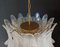 Italian Six-Tier Murano Glass Chandelier with 36 Opaline Palmettes, 1970s 24