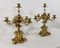 19th Century Bronze Candlelabra, Set of 2 2