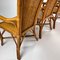 Mid-Century Rattan and Bamboo Dining Chairs, 1960s, Set of 4, Image 4