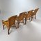 Mid-Century Rattan and Bamboo Dining Chairs, 1960s, Set of 4, Image 8