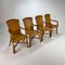 Mid-Century Esszimmerstühle aus Rattan & Bambus, 1960er, 4er Set 2