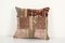 Housse de Coussin Kilim Vintage Fait Main, Turquie 1