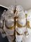 Italienischer Murano Glas Kronleuchter mit 36 Bernsteinfarbenen Muscheln, Italien, Mitte 20. Jh 7