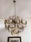 Italian Murano Glass Chandelier with 36 Amber Shells, Italy, Mid-20th Century 5