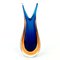 Mid-Century Sommerso Murano Glass Vase by Flavio Poli, Italy, 1960s, Image 1