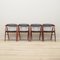 Danish Teak Chairs by Ejnar Larsen & Aksel Bender, 1960s, Set of 4 1
