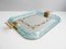 Murano Glass Tray with Mirrored Plate 2