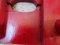 Red Painted Wooden Stool 6