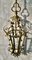Lámpara colgante victoriana de latón y vidrio, Imagen 3