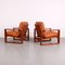 Orange Armchairs, Set of 2 3