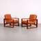 Orange Armchairs, Set of 2 1