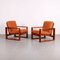 Orange Armchairs, Set of 2, Image 1